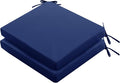 Outdoor Chair Cushions Set of 2: Waterproof & Color Fastness Seat Cushion by SUMMSUN