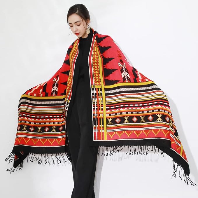 DANA XU 100% Merino Wool Pashmina Shawl - Image 8