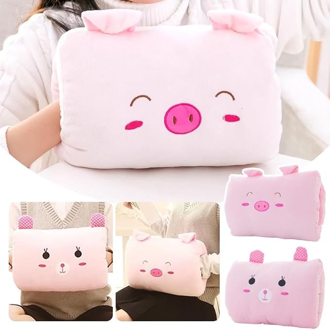 Kids Cartoon Hand Pillow, Cute Plush Animal Hand Warmer Pillow, Children's - Image 4