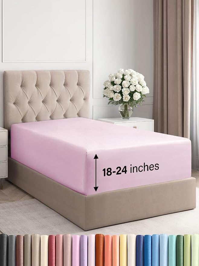 Extra Deep Twin XL Fitted Sheet by CGKUnlimited