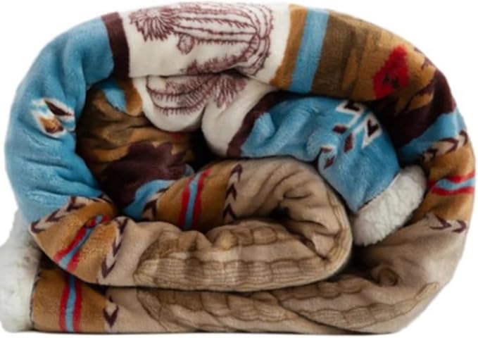 CARSTENS, INC. Ultra Premium Super Soft Plush Sherpa Fleece Oversized Throw - Image 4