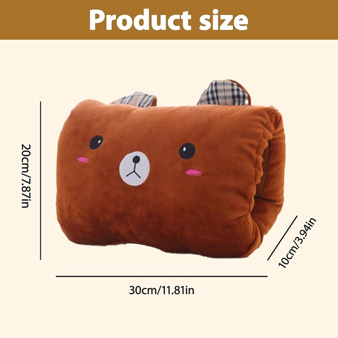 Kids Cartoon Hand Pillow, Winter Hand Warmer Rest Arm Pillow, Non-Electrical - Image 8