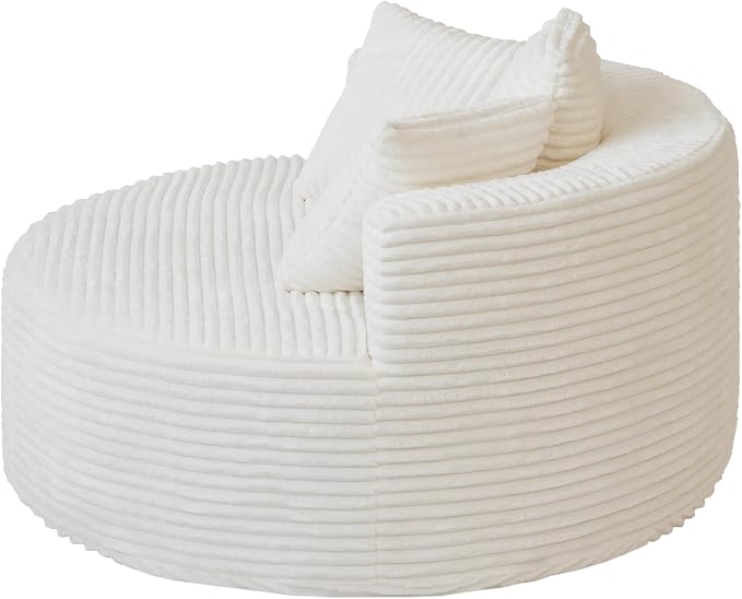 JACH Oversized Round Lazy Sofa Chair - Image 5