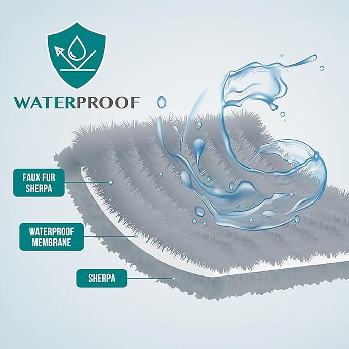 PetAmi Waterproof Dog Blanket for Small Medium Dogs, Calming Fleece Cat Blanket - Image 3