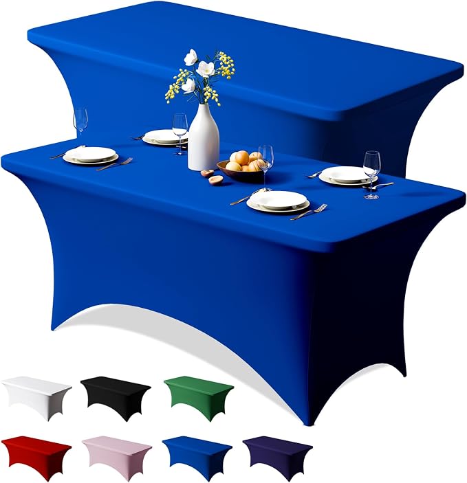 Trlyc 2 Pack 4FT Spandex Table Cloth by TRLYC