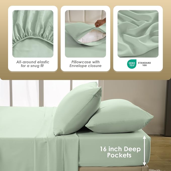 Holtel Luxury Twin Size Sheet Set - Image 4