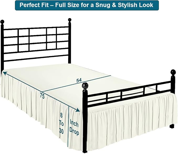 Shreem Linen Ruffled Bed Skirt - Image 5