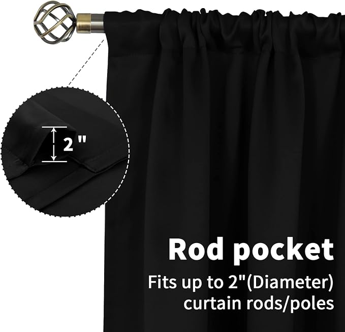 BGment Short Curtains 30 Inches Length - Image 5