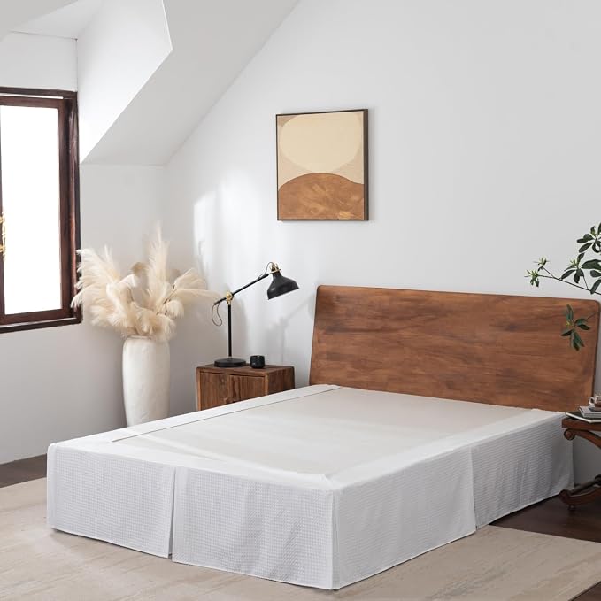 Queen Bed Skirt, Wrap Around Bed Skirt - Image 7