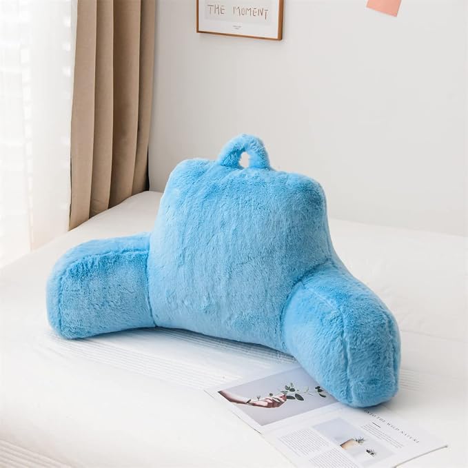 Holawakaka Reading Pillow for Sitting up in Bed Sofa Kids Teens, Backrest Pillow - Image 3