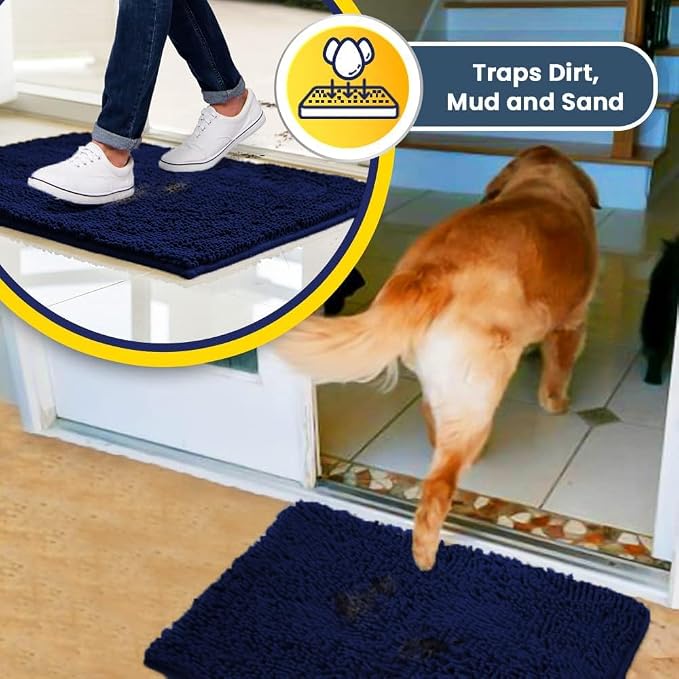 Muddy Mat® Shown on TV – Super Absorbent Door Mat Indoor, Microfiber Quick Dry - Image 6