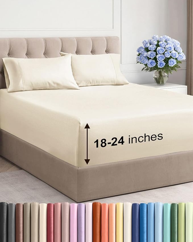 Extra Deep Pocket King Sheets by CGKUnlimited