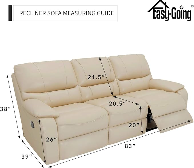Easy-Going 8 Pieces Recliner Sofa Stretch Sofa Slipcover Sofa Cover Furniture - Image 5