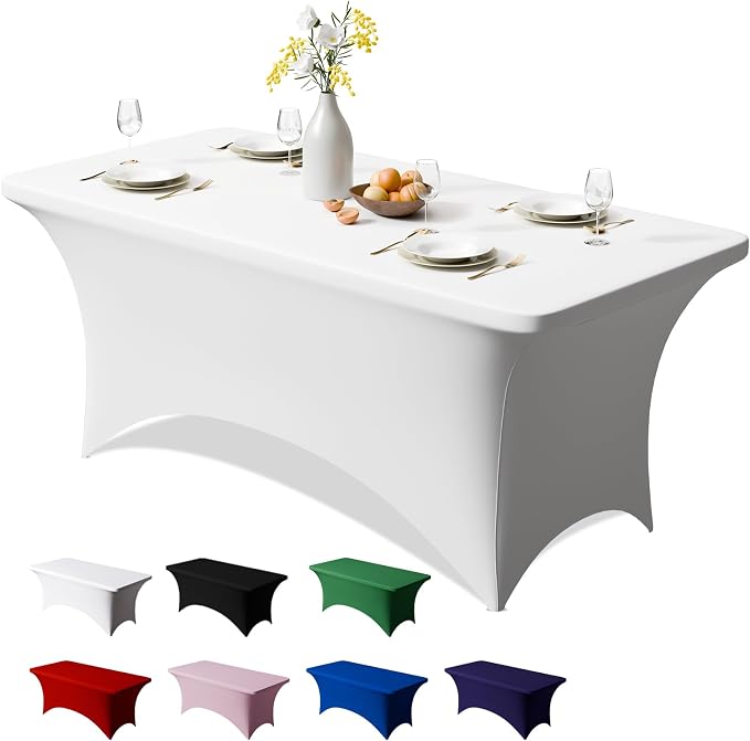 Trlyc 1 Pack 6FT Spandex Table Cloth by TRLYC