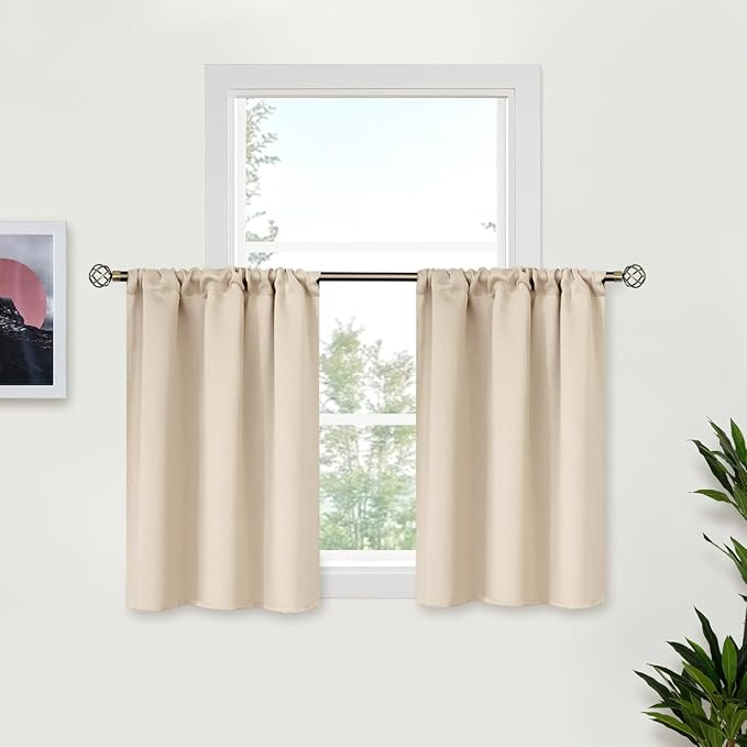 BGment Blackout Curtains 24 Inches Length by BGment