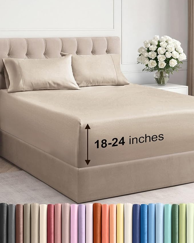 Extra Deep Pocket Queen Sheet Set by CGKUnlimited