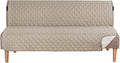 H.VERSAILTEX Reversible Futon Cover Water Repellent Armless Sofa Slipcover by HVERSAILTEX