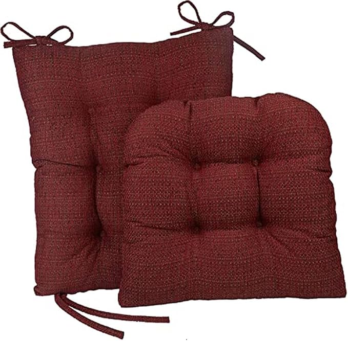 Klear Vu Omega Non-Slip Rocking Chair Cushion Set, Assembled in USA, Thick by KlearVUHomeTextiles