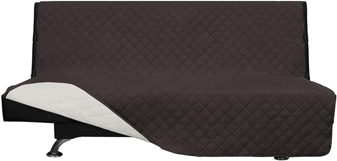 Easy-Going Futon Slipcover Reversible Sofa Cover Armless Couch Cover Water by Easy-Going