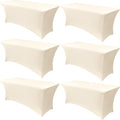 Obstal 6 Pack Stretch Spandex Table Covers by Obstal