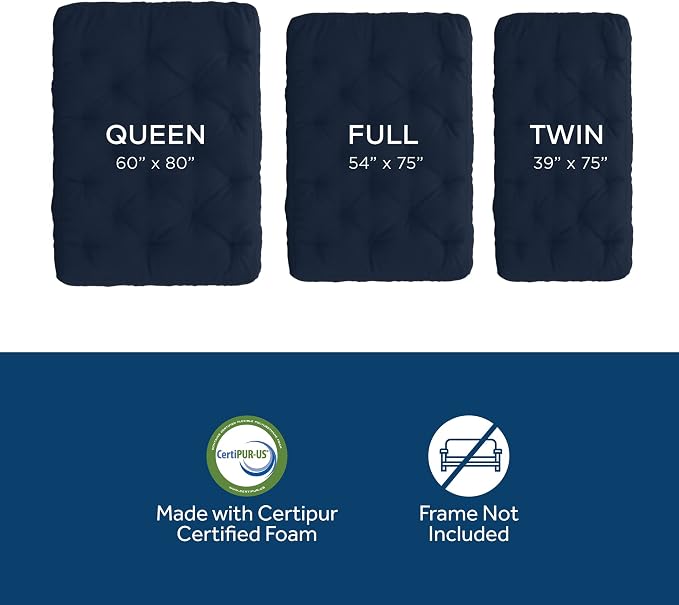 Royal Sleep Products by The Futon Factory 6 inch Foam Futon Mattress - Image 9