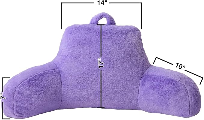 Holawakaka Reading Pillow for Sitting up in Bed Sofa Kids Teens, Backrest Pillow - Image 3
