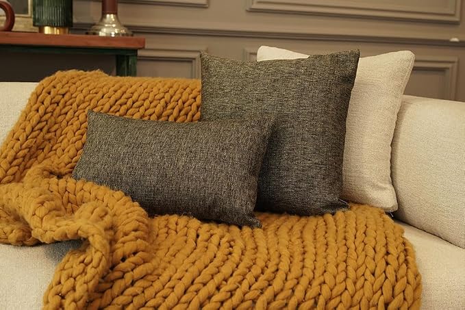 Haven & Glow Decorative Throw Pillow Cover – Square Cushion Case - Image 8