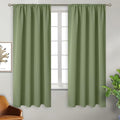 BGment Olive Green Blackout Curtains 63 Inch Length by BGment