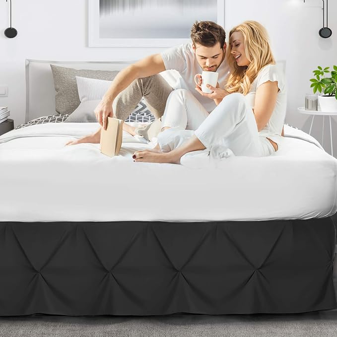 Nestl Pinch Pleat Twin Bed Skirt - Image 6
