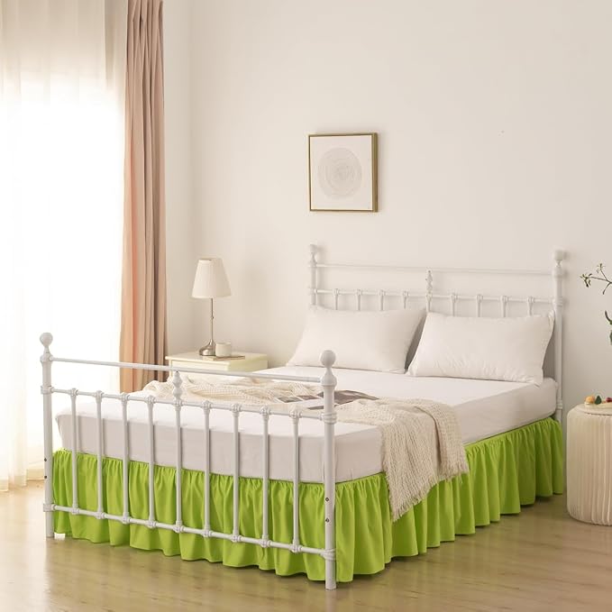 Bed Skirt King Size Ruffled Bed Skirt - Image 6