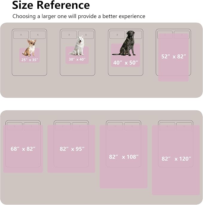 Waterproof Blanket for Bed, Leak Proof Dog Couch Blankets Reversible, Pet Throw - Image 6