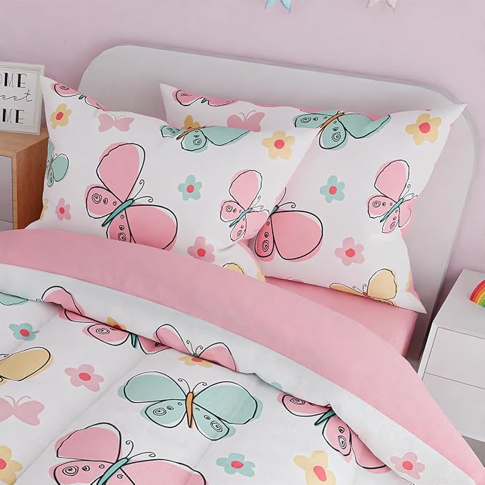 SANDJEST Butterfly Twin Bedding Sets - Image 5