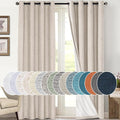 PrinceDeco Linen Blackout Curtains by PrinceDeco