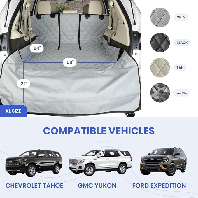4Knines Split Cargo Liner for SUV – for Dogs & Pets, Heavy-Duty, Waterproof - Image 2