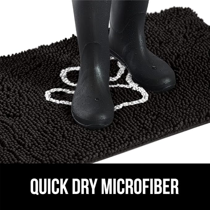 GORILLA GRIP SOAKSTOPPER Dog Door Mat, 48x30 Machine Washable Rug Absorbent - Image 9