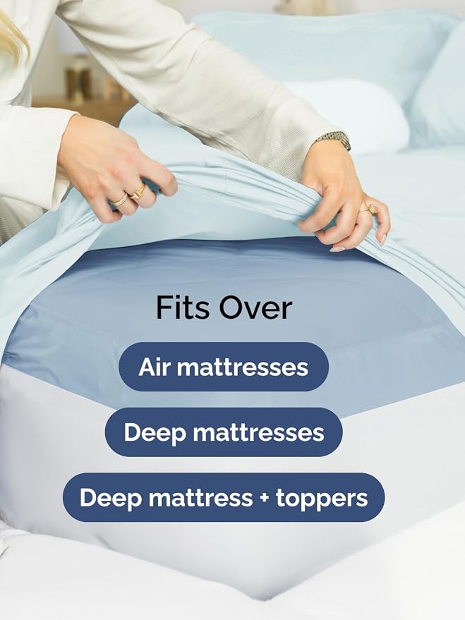 Extra Deep Twin Fitted Sheet - Image 6