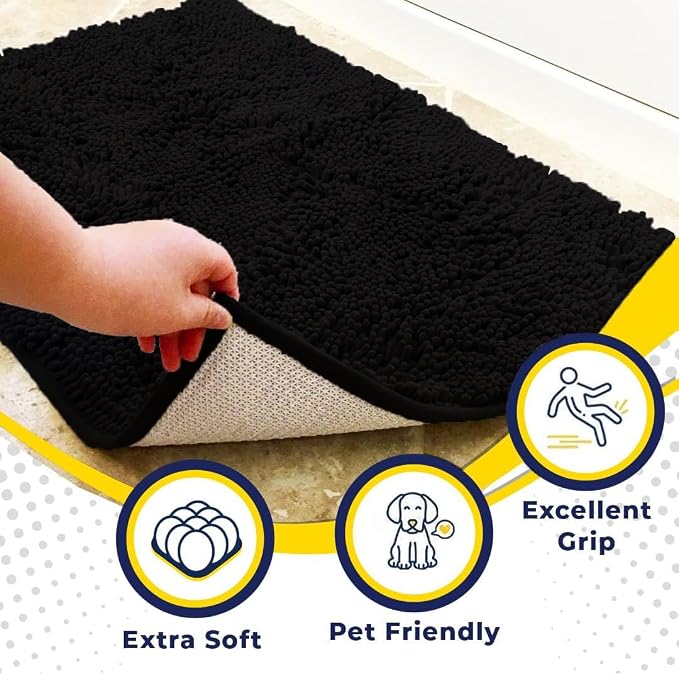 Muddy Mat® Shown on TV – Super Absorbent Microfiber Dog Door Mat - Image 3
