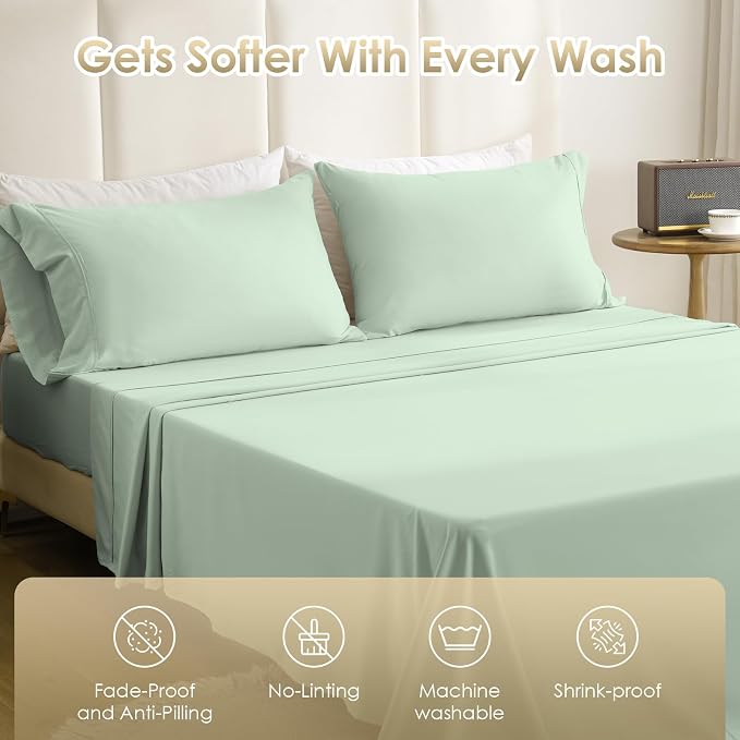 Holtel Luxury Twin Size Sheet Set - Image 6