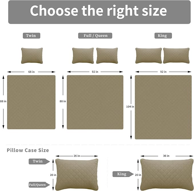 Easy-Going King Size Reversible Quilt Set - Image 7