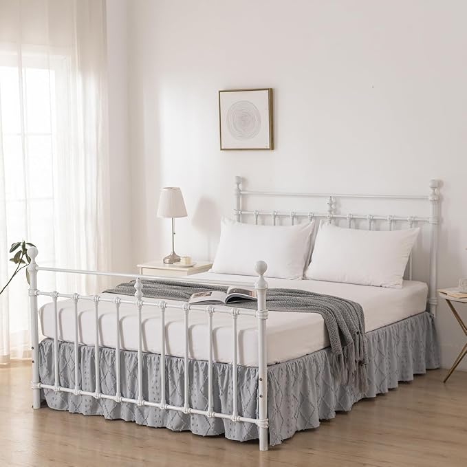 Bed Skirt Queen Size Ruffled Bed Skirt - Image 5