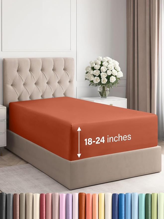 Extra Deep Twin Fitted Sheet by CGKUnlimited