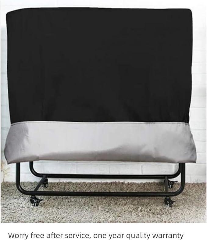 Rollaway Bed Cover, Waterproof & Dustproof Folding Bed Storage Cover, Portable - Image 6