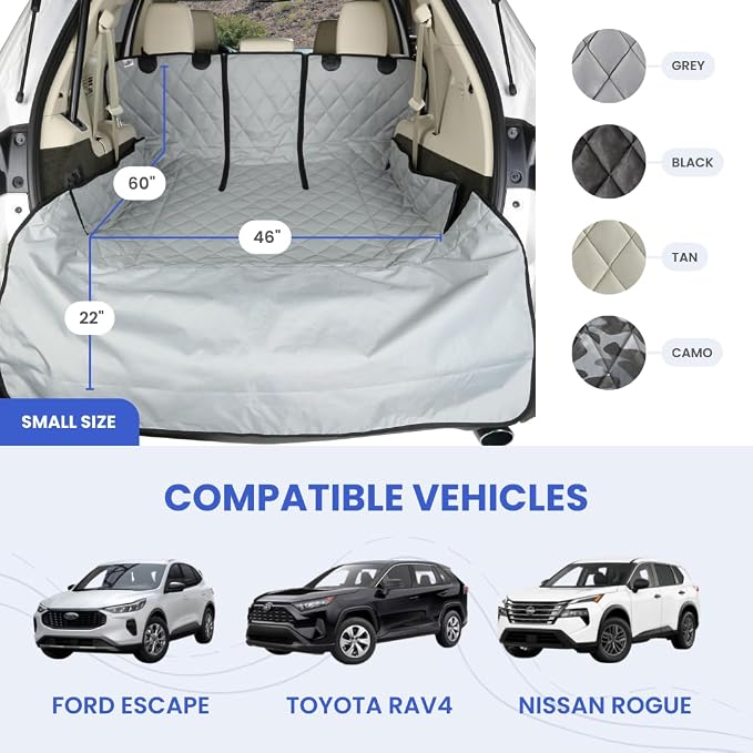 4Knines Split Cargo Liner for SUV – For Dogs & Pets, Heavy-Duty, Waterproof - Image 2