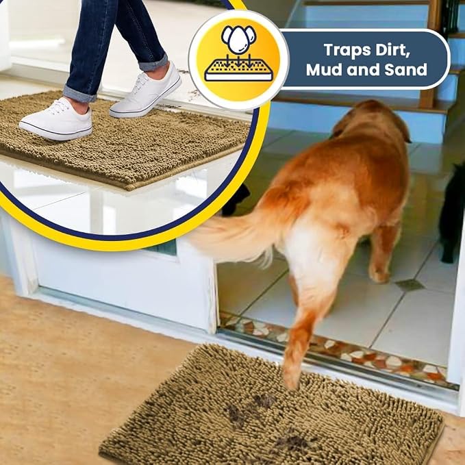 Muddy Mat® Shown on TV – Super Absorbent Door Mat Indoor, Microfiber Quick Dry - Image 5