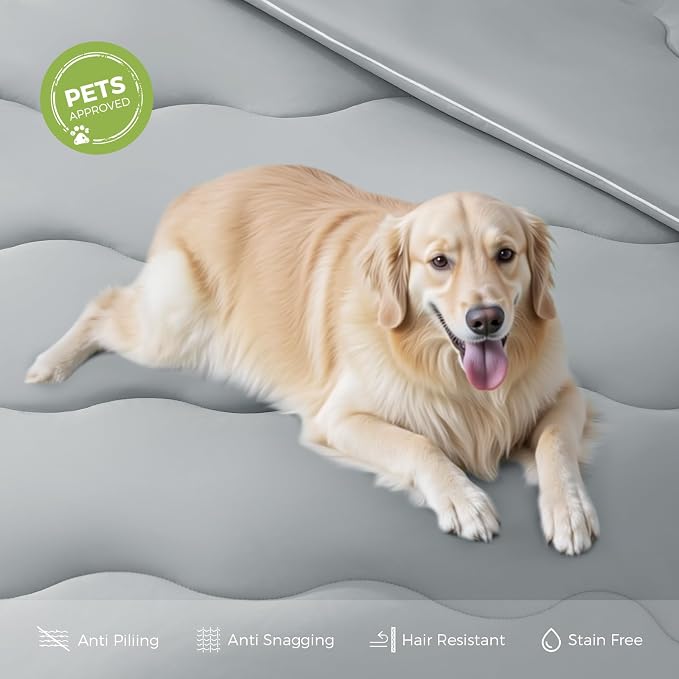 EASELAND All Season Cooling Comforter King, Cold Touch Fabric Absorbs Body Heat - Image 6