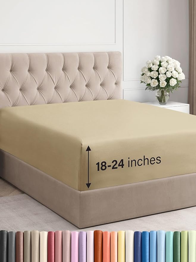 Extra Deep Full Fitted Sheet by CGKUnlimited