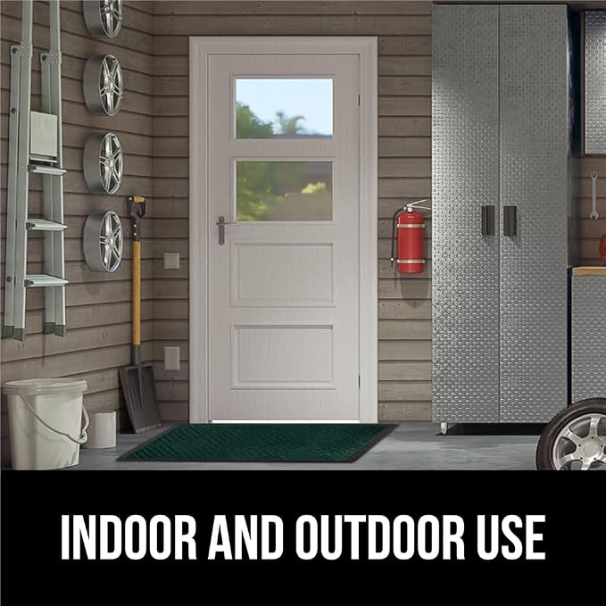 GORILLA GRIP 100% Waterproof All-Season WeatherMax Doormat US Designed Natural - Image 9