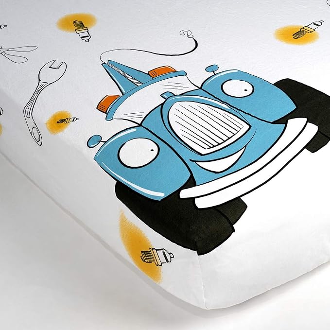 JumpOff Jo - Fitted Crib Sheet, Super Soft 100% Cotton Sheet - Image 5