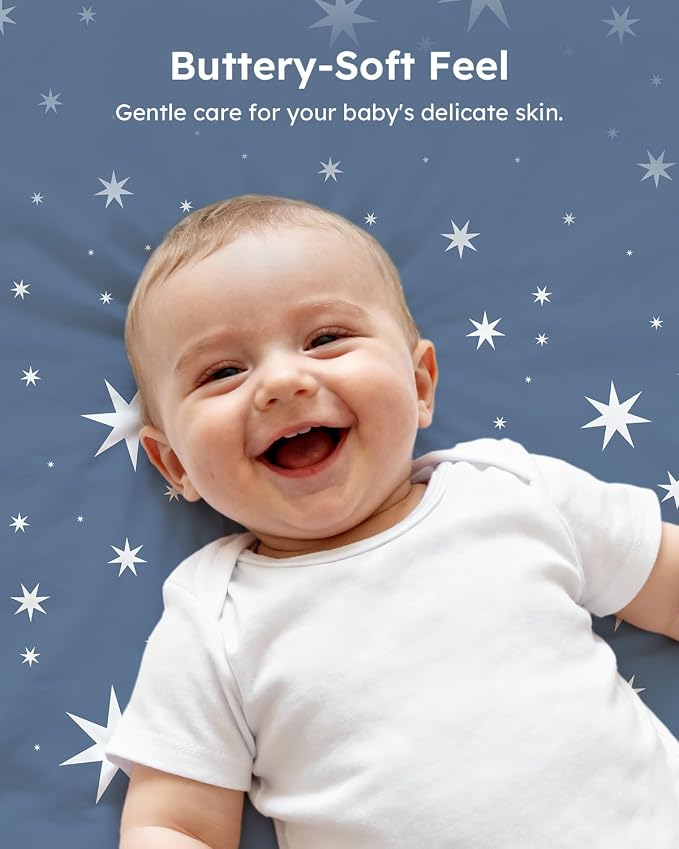 Pack and Play Sheets Fitted 3 Pack, Mini Crib Sheets - Image 6