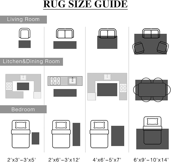Black Runner Rug 2x6 Vintage Area Carpet Hallway Long Indoor Kitchen Washable - Image 9